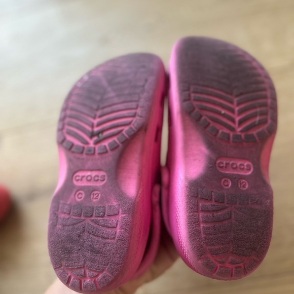 Crocs pink girls C12 - Picture 3 of 3